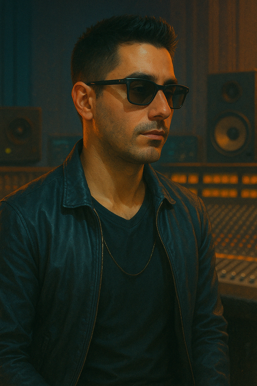 Jude Marlow in studio